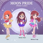 Salomé Anjarí, Bárbara Usagi y Piyoasdf - Honor lunar